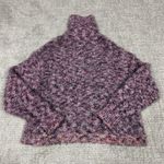 Free People  Stellar Sweater Small Pullover Oversized Fuzzy Button Collar Slouchy Photo 7