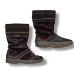 Vintage Tecnica Cow Hair Leather Winter Boots Italian Apres Scandia Brown Sz 37 Photo 0