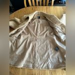 Gallery  Camel Tan Color Wool Blend Pea Coat Size M Fall Winter Photo 8