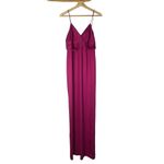 Ba&sh  Fuchsia Pink Rixelle Backless Maxi Formal Dress 3 / L $395 Photo 4