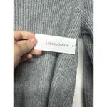 Liz Claiborne  Gray Sweater Size Large NWT $54 Retail Ribbed Knit Pullover L Photo 4