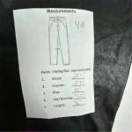 Lulus  Women's Black Faux Leather Dress Pants Size M Party/Cocktail Photo 7