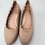 Taryn Rose  Pink Canvas Platform Slip On Shoes Womens 7.5 Comfort Scalloped Photo 6