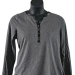 Belle by Kim Gravel Women's Knit Top with Flannel Trim Photo 3