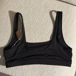SKIMS NWT  Signature Swim Top Onyx size L Photo 6