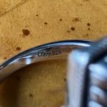 White Buffalo Sterling Silver Ring Size 7 Black Photo 6