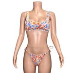 l*space L* Izzie Bralette Top (M) & Aubree Bitsy Bottom (S) - Flowers Forever Photo 4