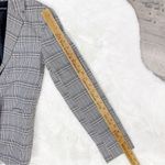ZARA ‎ Plaid Blazer Jacket Black White Tan 2 Photo 11