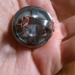 Shungite Multi Gemstone Mother of Pearl Sterling Silver Cocktail Ring (Size 7) Photo 8