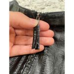 Good American  Better Than Leather Faux Leather Top Black Womens Size 0 XS Photo 8
