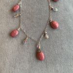 NWT Pink quartz and crystal necklace & earrings Photo 1