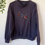 Vintage Pringle of Scotland Embroidered Golf Sweatshirt Sz L Blue Size L Photo 0