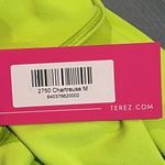 Terez Women's Medium Chartreuse TLC Soft High Rise Workout Lounge Leggings NWT Photo 3