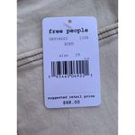 Free People We The Free Bridgette Denim Button Up Short Shorts Ecru 29 NWT Photo 3