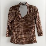 J. McLaughlin J. McLaughlin Durham Catalina Cloth Blouse Midi Bengal 3/4 Sleeve XSmall $178 Photo 6