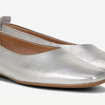 Franco Sarto Vana Ballet Flat Silver Size 6.5 Photo 0