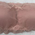Spanx  pink lace bandeau padded bra size medium Photo 1