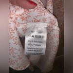 Jachs Girlfriend  Pink/White floral short‎ sleeved popover top XL NWT Photo 5