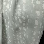 Charming Charlie Gray White Dots Chiffon Career Dress Size S Overlay Career Work Photo 7