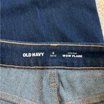 Old Navy  dark blue high rise wow flare jeans in size 2 petite Photo 4