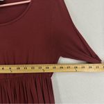 Tmg  1/2 Sleeve Midi Casual Dress Womens XL Red Photo 5