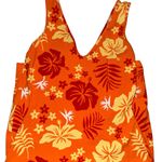 Wild Fable  Tropical Floral Mini Dress - Orange and Red Photo 1