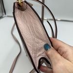 DKNY ‎ Blush Pink Leather Studded Crossbody Bag Photo 5