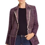 Rebecca Taylor Blanket Woven Tweed Jacket Blazer Size 2 Photo 0
