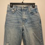 We The Free - Destroyed Distressed Straight-Leg LightWash Raw Hem Jeans- Size 25 Photo 3