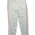 Faherty Womens Small Molli Jogger Pants Cream Pastel Stripes Cotton Soft Cozy Photo 5