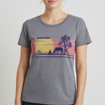 Chaser Gray “Montana Sunset” Graphic Cotton T-Shirt Sz S NWT Photo 0