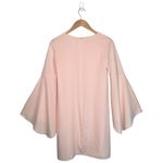 Bar III New Flare Bell Long Sleeve Round Neck Lined Dress Ballet Pink XS Photo 4