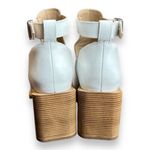 Free People Brady Buckle Boots Booties Size 8 White Leather Photo 2