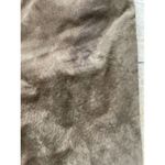 Hugo Buscati  COLLECTION‎ Suede Leather Pants Brown Lined Size 6P Stain Spots Photo 3