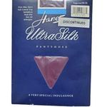 Hanes Vintage Ultra Silk Pantyhose Silky Sheer Control Top 1989 Made in USA Photo 0