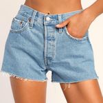 Levi’s 501 High-Rise Denim Shorts Photo 0