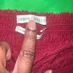 Urban Outfitters  Women's Burgundy Off-Shoulder Top size Large Photo 4