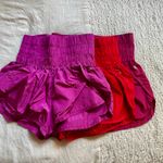Free People Movement The Way Home Shorts Vibrant Smocked Waist Set Photo 2
