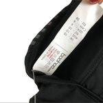 Boohoo  Fit Iridescent Stripe Medium Support Sports Bra Black Size 6 Photo 2