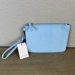 Jules Kay Vegan Leather Wristlet – Baby Blue Photo 1
