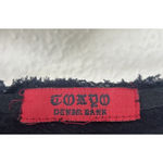 Tokyo Denim Bank Black Tiered Maxi Skirt Medium Goth Fairy Grunge Dark Romance Photo 5