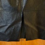 Max Mara Womens Black Genuine Leather Skirt Luxury Designer Made In Italy Size 8 Photo 8