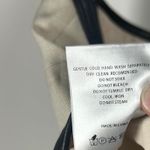 White Fox Boutique Corset Bodysuit Bra Top Sleeveless Black Trim Beige Medium Photo 6