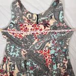 Eva Rose Floral Paisley Fit & Flair Dress (No size) Gray Size XXL Photo 10