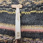 Free People Womens Nopal Knit Cardigan XS Cropped Wide Bell Sleeve Boho Stripe Photo 7