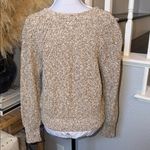 Free People  Electric City Crew Neck Pullover Sweater Gold Combo Size Small Photo 4