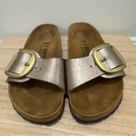 Birkenstock Madrid Birko-Flor Copper Metallic Leather Sandals 5 Photo 5