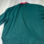 Vintage Bobbie Brooks green 90s Santa christmas embroidered sweatshirt‎ size xl Photo 1