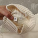 Gap  Ivory Long Sleeve Cable Knit Mock Neck Sweater Women's Large NWT Classic Photo 2