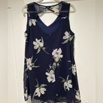 Peppermint Navy Floral Dress Photo 1